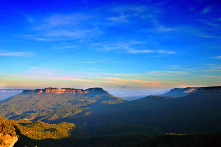 Голубые горы в Новом Южном Уэльсе Австралия