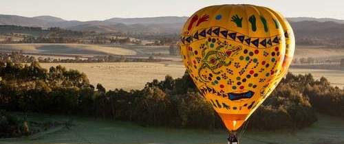 На воздушном шаре над Мельбурном