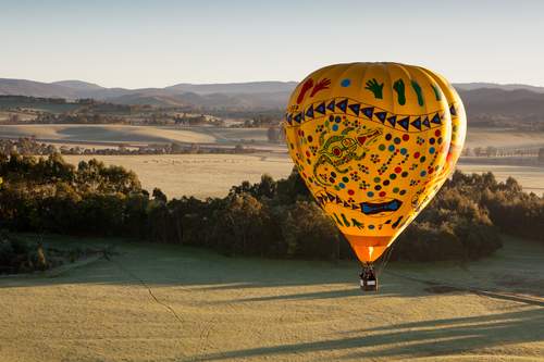 На воздушном шаре над Мельбурном